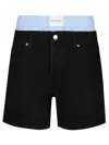 Alexander Wang Prestyle Boxer Loose Short In Black