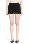 Alexander Wang Logo Print Track Shorts In Black