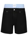 Alexander Wang Prestyle Boxer Loose Short In Black