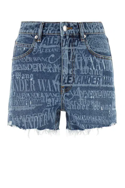 Alexander Wang Shorts In Blue