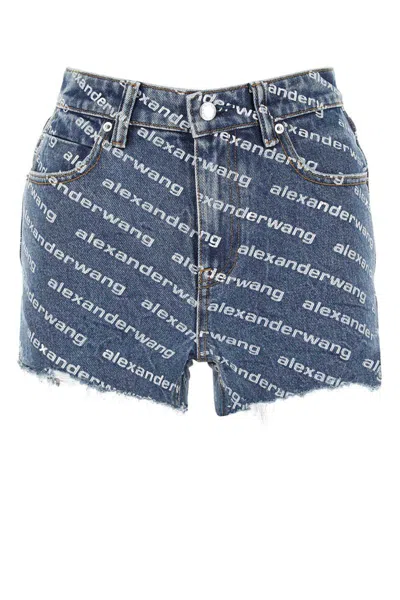 Alexander Wang Shorts In Blue