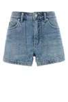 Alexander Wang Belt Loop Work Shorts In Navy