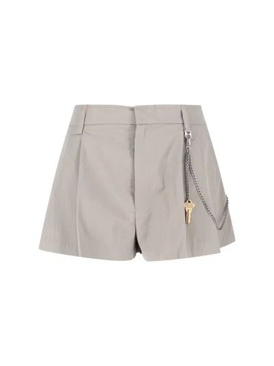 ALEXANDER WANG SHORTS WITH CHARM