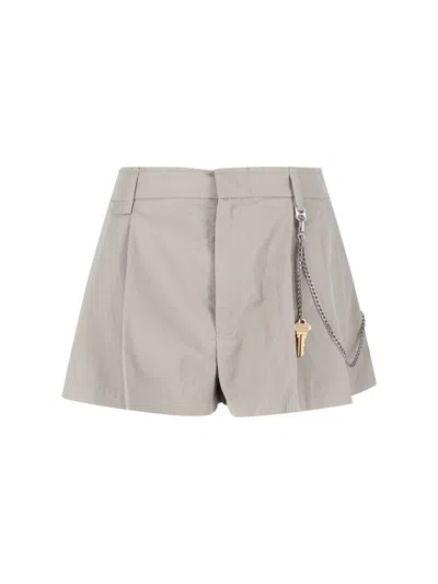 ALEXANDER WANG SHORTS WITH CHARM