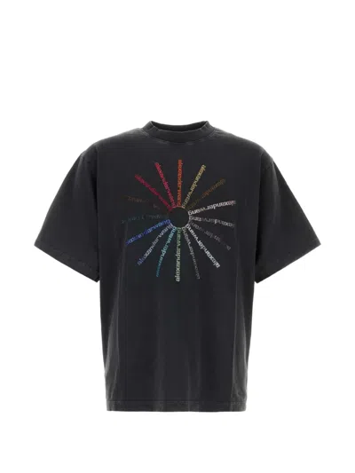 Alexander Wang Short-sleeve T-shirt In Black