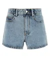 Alexander Wang Shorty High Waist Denim Shorts