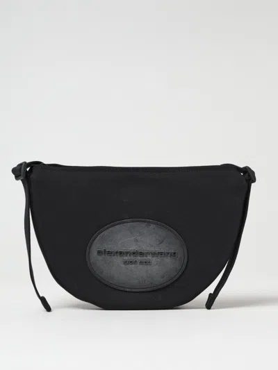 Alexander Wang Bo Small Crossbody Bag In Canvas In Black