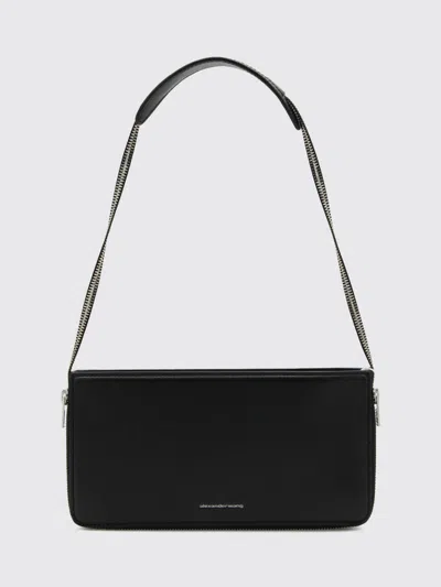 Alexander Wang Shoulder Bag Woman Color Black In Pink
