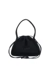 Alexander Wang Small Ryan Hotfix Knit Bag In Black