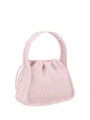Alexander Wang Ryan Small Bag In Crystal Hotfix In Pink