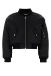 Alexander Wang Logo-embroidered Bomber Jacket