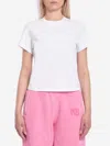 Alexander Wang T-shirt In Rose-pink Cotton In Pink