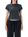 Alexander Wang T-shirt With Logo In Black