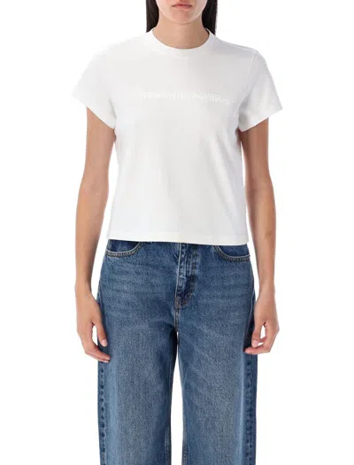 ALEXANDER WANG ALEXANDER WANG SHRUNKEN LOGO TEE