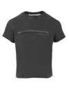 Alexander Wang Crew Neck Short Sleeves Cropped Length
