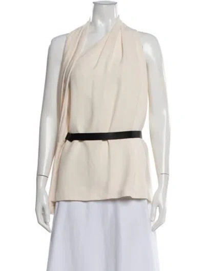 Pre-owned Alexander Wang Silk Asymmetrical Blouse In Multi