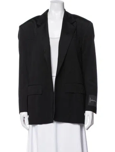 Pre-owned Alexander Wang Silk Blazer In Black