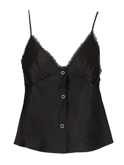 ALEXANDER WANG SILK CHARMEUSE CAMISOLE