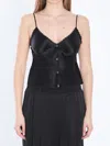 Alexander Wang Silk Charmeuse Camisole In Black