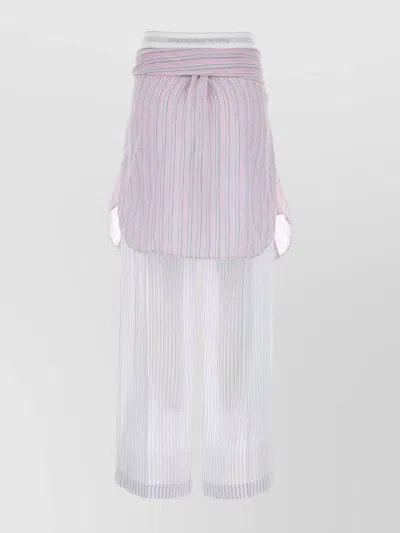 ALEXANDER WANG SILK EMBROIDERED PYJAMA PANT