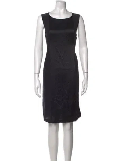Pre-owned Alexander Wang Silk Knee-length Dress In Black