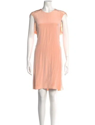 Pre-owned Alexander Wang Silk Knee-length Dress W/ Tags In Pink