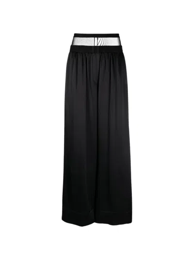 Alexander Wang Silk Mesh Layerd Boxer Pant
