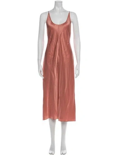 Pre-owned Alexander Wang Silk Midi Length Dress In Pink