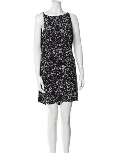 Pre-owned Alexander Wang Silk Mini Dress In Black