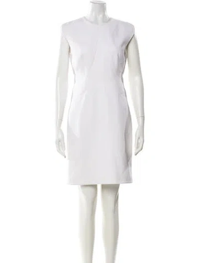 Pre-owned Alexander Wang Silk Mini Dress In White