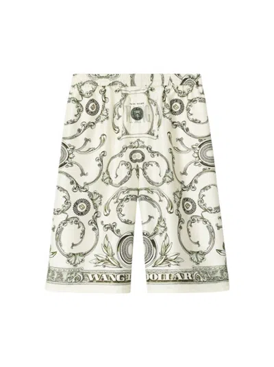 Alexander Wang Silk Money Print Boxer Shorts