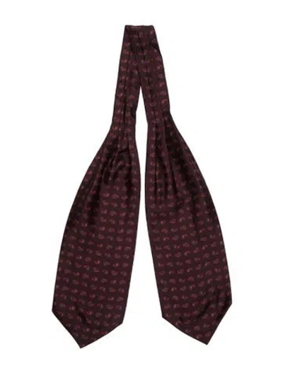 Pre-owned Alexander Wang Silk Paisley Print Bandeau In Burgundy