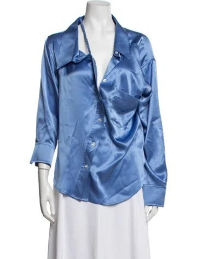 Pre-owned Alexander Wang Silk Pajamas In Blue