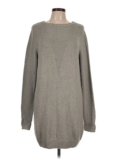 Pre-owned Alexander Wang Silk Pullover Sweater In Gray