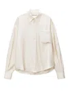 Alexander Wang Women Silk Shirt In Yellow