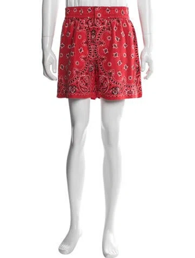 Pre-owned Alexander Wang Silk Shorts In Red