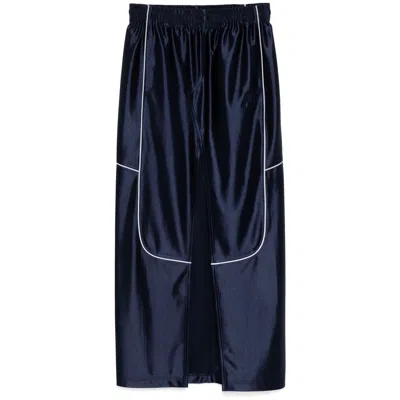 Alexander Wang Silk Skirts In Blue