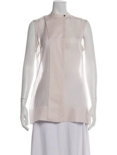Pre-owned Alexander Wang Silk Sleeveless Top In Pink