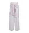 Alexander Wang Boxer Pant With Prestyled Shirt In Blue