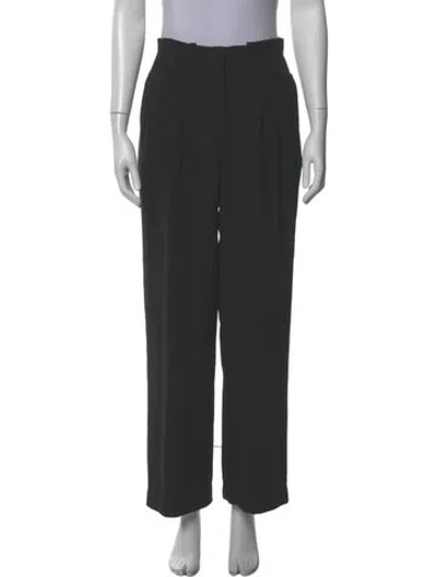 Pre-owned Alexander Wang Silk Wide Leg Pants In Gray