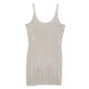 Alexander Wang Sleeveless Mini Dress In Neutral
