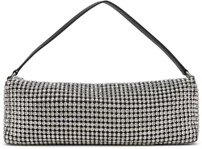 Alexander Wang Silver Heiress Flex Bag In 100 White