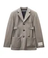 Alexander Wang Single-breasted Blazer In Gray