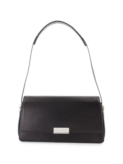 Alexander Wang Siren Flap Shoulder Bag In Black