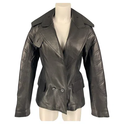 Pre-owned Alexander Wang Size S Black Quilted Calfskin Jacket
