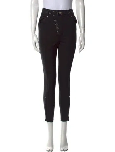 Pre-owned Alexander Wang Skinny Leg Pants In Black