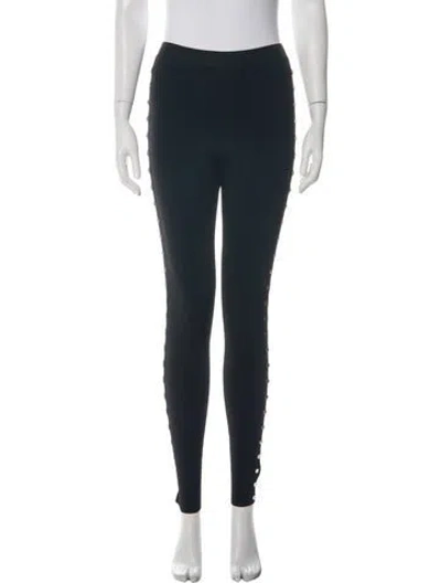 Pre-owned Alexander Wang Skinny Leg Pants In Black