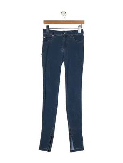 Pre-owned Alexander Wang Skinny Leg Pants In Blue