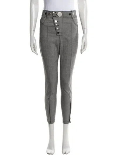 Pre-owned Alexander Wang Skinny Leg Pants In Gray