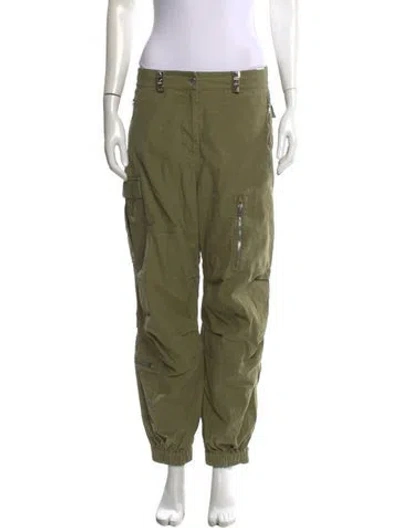 Pre-owned Alexander Wang Skinny Leg Pants In Green
